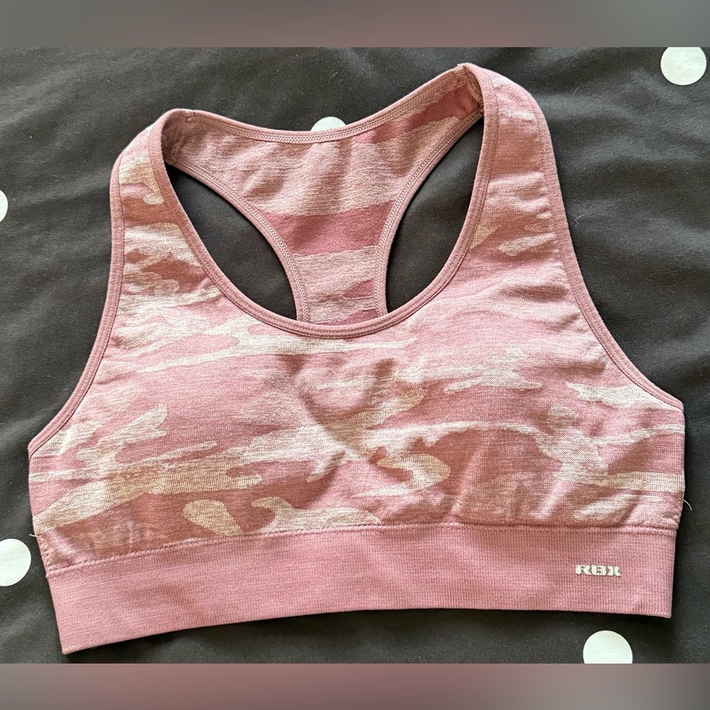 RBX Women's Blush Camo Sports Bra